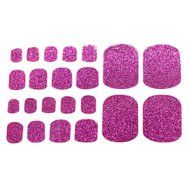 EVTECH(TM) 4 Style Colorful Toe Nail Sticker Full Nail Wrap Nail Decals Strips Gradient Nail Polish Strips Nail... N13