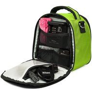 Laurel DSLR Camera Handbag for Panasonic Lumix DMC Series SLR Cameras, Grey N35