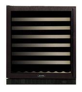 AGA Marvel 8SWCE621 Under Counter Wine Cellar, Black Cabinet with Left Hinge Black Frame Glass Door, 15-Inch N4