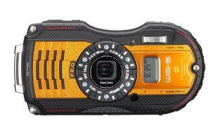 Ricoh 16 Waterproof Underwater Digital Camera Hybrid with 3" LCD, Orange (WG-5 GPS) N4