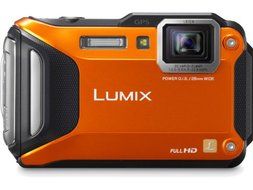 Panasonic Lumix DMC-TS5A 16.1 MP Tough Digital Camera with 9.3x Intelligent Zoom (Blue) N2