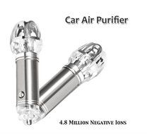 Car Air Purifier, Ionizer, Auto Air Freshener, Silver N2