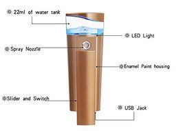 2 In 1 Multi Function Mobile Power Bank + 22ML Hydro Spa Nano Mist Spray Facial Skin Replenishment Beauty Care... N2