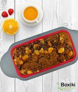 Meatloaf and Bread Pan | Gourmet Non-Stick Silicone Loaf Pan by Boxiki Kitchen | for Baking Banana Bread, Meat... N6