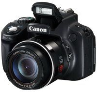 Canon PowerShot SX50 HS 12MP Digital Camera with 2.8-Inch LCD (Black) - International Version (No Warranty) N6