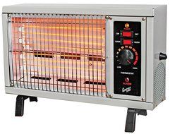 Comfort Zone Radiant Electric Wire Element Box Heater, White, CZ550
