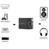 S-ciing Digital to Analog Audio Converter with with Fiber Cable Optical Toslink and Spdif Coaxial Inputs Audio... N4