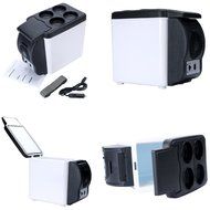 12V Car Small Refrigerator Mini Fridge Cooler/Warmer 6L-White