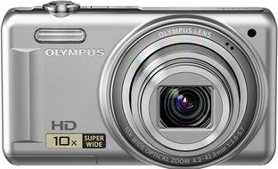 Olympus VR-310 Digital Camera 14MP 10x Zoom 720p HD 3" LCD - Silver N3