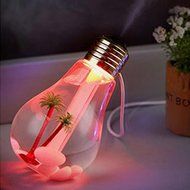 Lamp Humidifier, Oksale USB Charging, Transparent Home Aroma LED Air Diffuser Purifier Atomizer (Gold) N4