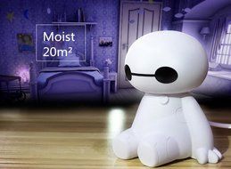 HICBOX &reg; Cute mini car usb aroma diffuser car air purifier humidifier home office (white) N10