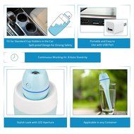 Motoraux Portable Mini Cool Mist Humidifier/Ultrasonic Air desktop Personal Humidifier with LED, Small Perfect... N3