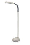 Verilux Original Natural Spectrum Floor Lamp with Adjustable EasyFlex Gooseneck, Ivory by Verilux