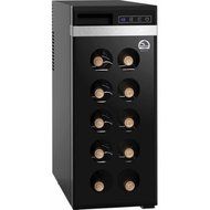 12-Bottle Soft Interior Lighting with On/Off Switch, Wine Cooler, Black