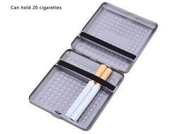 SymWell(TM) EDC Gear Box 90mm Pure Titanium Compression Resistance 20-Cigarette Case with Metal Spring Arm Anti-rust... N3