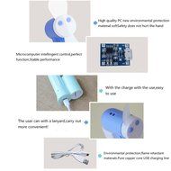 AMTopShow Best Cool Mist Humidifier Fan Air Cooler Battery Powered Super Long Lasting Hello Kitty Style N21