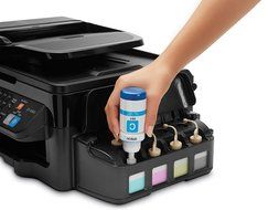 Epson WorkForce ET-4500 EcoTank Wireless Color All-in-One Supertank Printer with Scanner, Copier, Fax, Ethernet... N6