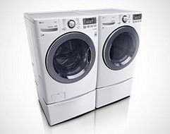Power Pair Special-LG Turbo Wash Series Ultra Capacity Laundry System with Steam Technology(WM3570HWA_DLEX3570W_WDP4W... N3