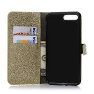 Badalink iPhone 7 Plus Wallet Case (5.5") Stand Flip Case Shiny Glitter PU Leather Case Shockproof Soft TPU Inner... N25
