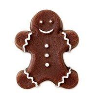 Nordic Ware Holiday Gingerbread Boy Christmas Shaped Loaf Pan N2