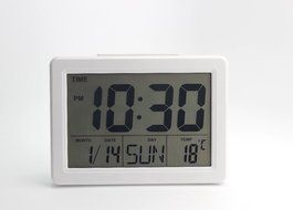 Surborder Shop Digital Alarm Clock Battery Operated with Large Display, Snooze - Travel Alarm Clock and Home Alarm... N16