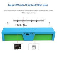 Portable Wireless Bluetooth Stereo Speaker with 2 X 5W Speaker Enhanced Bass Resonator, FM Radio, Built-in Mic... N8