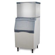 Scotsman C0830SA-B530P 905 lb 30" Air-Cooled Small Cube Ice Machine w/ Storage Bin