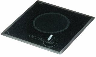 Kenyon B41518 6-1/2-Inch Mediterranean Single Burner Cooktop with Analog Control UL, 240-volt, Black