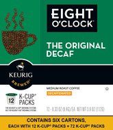 Eight O'Clock Coffee The Original, Keurig K-Cups, 12 Count, (Pack of 6) N19