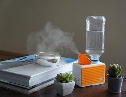 SPT SU-1053N Personal Humidifier, Orange/White N4