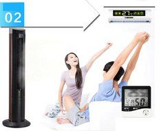 220 Volt, King Do Way Tower Fan, 7.5 hour Timer Space Saving Tower Design N6
