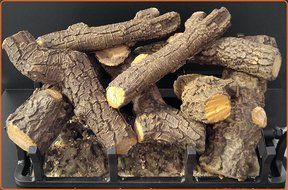 Sierra Majestic Oak Gas Log Kit with Bi-Flo Burner - Natural Gas 18" Vented Gas Logs N2