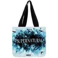 ARTSWOW Supernatural Shoulder Bag Custom Lady Travel Bag Canvas Reusable Tote Bag (2 Sides) N6