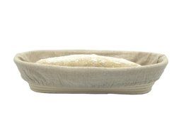 Boseen Oval Shaped Banneton Bread Dough Proofing Rising Rattan Basket &amp; Liner Combo( 12 inches) N17