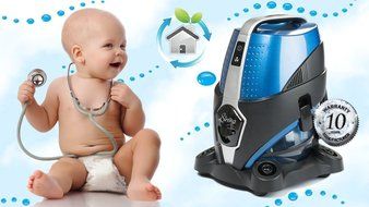 SIRENA 2 Speed Vacuum with Power Nozzle and Rainbow E2 Fragrance - Corded N8