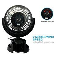 iBaste 4 Inch Portable Mini USB Charging or Battery Powered Desktop Oscillating Fan Black N4