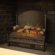 Comfort Smart 23-Inch Deluxe Electric Fireplace Insert/Log Set w/ Back Screen - ELCG347