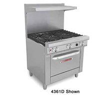 Southbend 400 Series Ultimate Restaurant Range 36" 4 Burner 12" Griddle Convection Oven - 4363A-1G