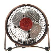 BXT 360 Degree Rotating USB Cooling Table Vintage Retro Metal Electric Home Office PC Laptop Desktop Portable... N10
