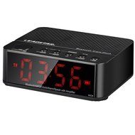 FANGDA Portable Bluetooth Alarm Clock Radio with FM Radio, Wireless Speaker, Aux-In and TF Card Music, USB Charging... N2