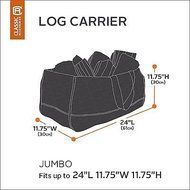 Jumbo Log Carriers Holder Bag Portable Fireplace Firewood Veranda Jumbo Log Tote N2