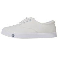 Spritech(TM) Women's Girls Fashion Casual Comfy Fabric Lace-up Flat Canvas Shoes White N10