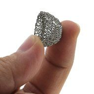 Huayang New 1pcs Silver Tobacco Smoking Pipe Metal Screen Percolator Leach Net Filter 15mm N5