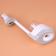 Alloet New Mini USB Car Charger Air Humidifier Diffuser Oil Aroma Mist Purifier (White) N2