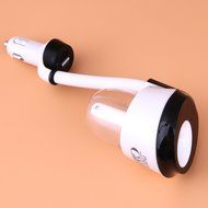 Alloet New Mini USB Car Charger Air Humidifier Diffuser Oil Aroma Mist Purifier (White) N6