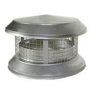 Shasta Vent 8A-CD 8 in. All - Fuel HT Chimney &amp; Deluxe Rain Cap