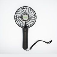 LIPPO Household USB Fan Portable Summer Cooling Fan 2-way Powered Convenient Mini Cooler (Palm-Leaf 183, Black) N11
