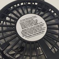 Portable USB Mini Fans with Umbrella Hanging and Metal Clip (Black) N18