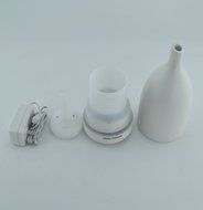 Samyo Ceramic Vase Aromatherapy Essential Oil Purifier Diffuser Air Humidifier (white) N5