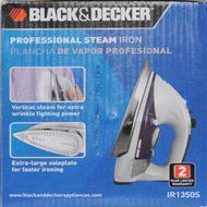 Comfort Grip Handle Professional Steam Iron with Pivoting Cord, Purple N3